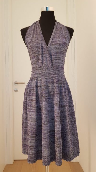 Cocktailkleid, blau, Missoni