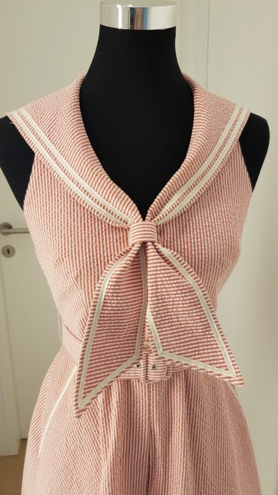 Jumpsuit, rot, Lena Hoschek