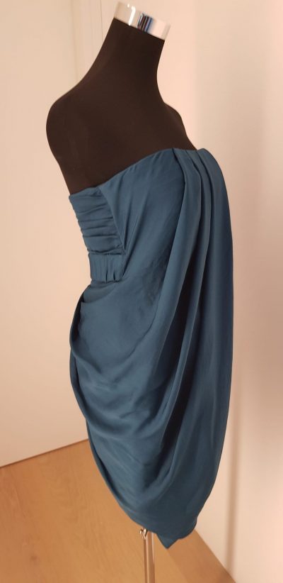 Cocktailkleid, blau, Karen Millen