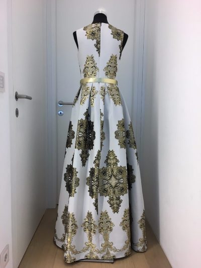 Ballkleid, gold, Fervente