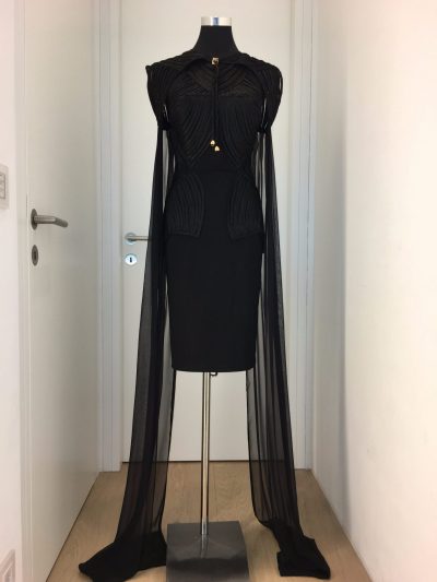 Cocktialkleid, schwarz, Callisti Fashion