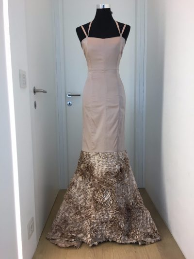 Ballkleid, nude, Callisti Fashion