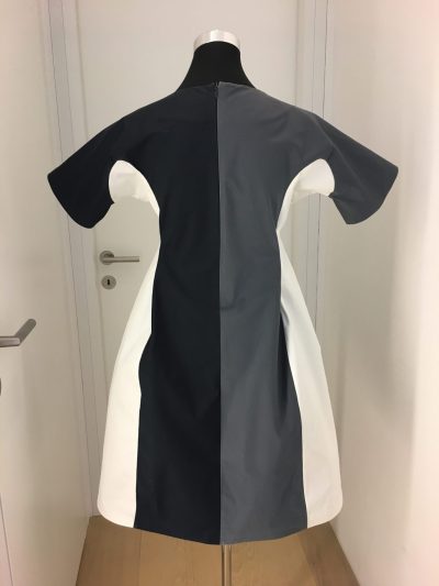 Kleid, Jil Sander, schwarz, weiß