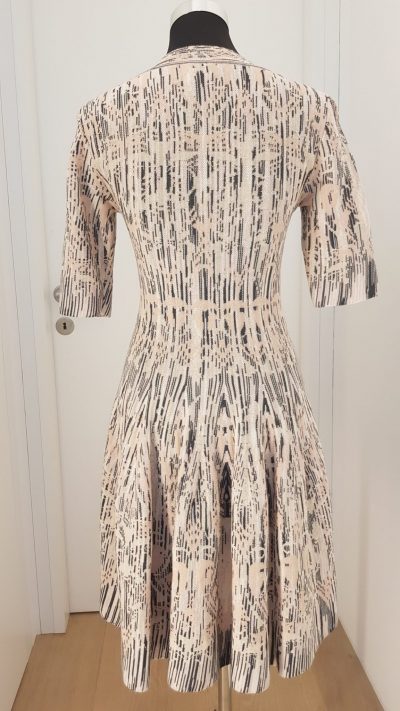 Kleid, weiß, rosa, Missoni