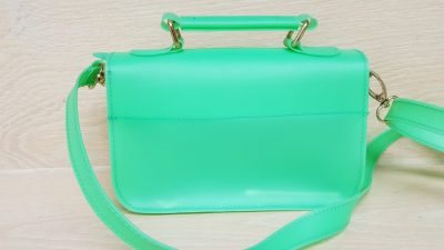 Handtasche, Kunststoff, grün