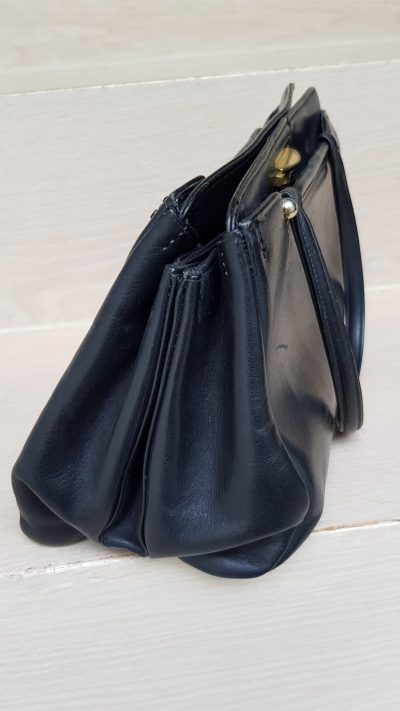 Handtasche, schwarz, Vintage