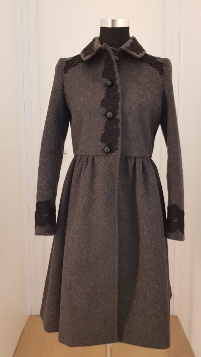 Mantel, Valentino, grau