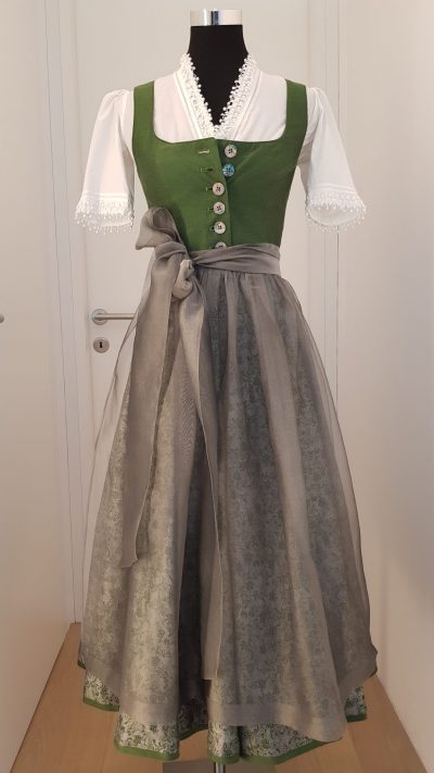 Langes Dirndl, Mothwurf, grün