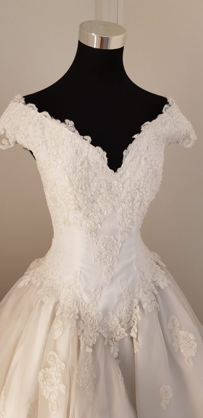 Brautkleid, weiß, Alfred Angelo