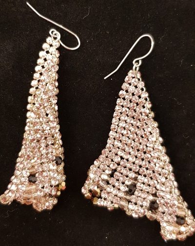 Ohrringe, rosegold, Swarovski