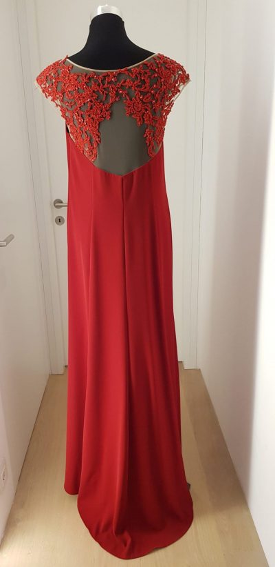 Ballkleid, Erika Süss, rot