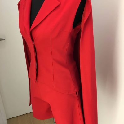 Anzug, rot, Callisti Fashion