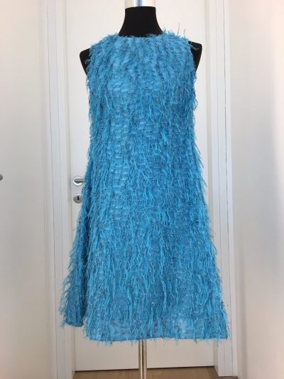 Cocktailkleid, blau, Maurizio Giambra